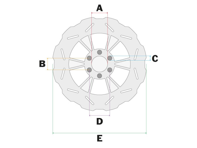 Brake disc Tomos Youngst'R / Funtastic / Racing 190mm product